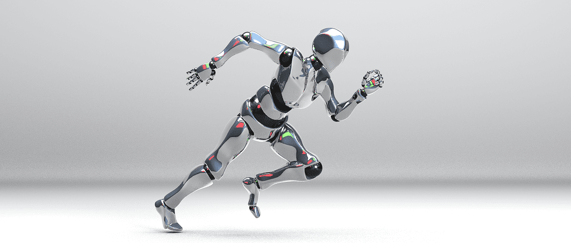 a running robot