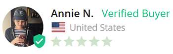 Annie N. Verified Buyer from United States, 5 stars