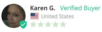Karen G. Verified Buyer from United States, 5 stars