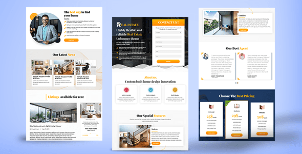 Real Estate– Unbounce Landing page - 1