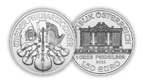 2022 Austrian philharmonic silver coin